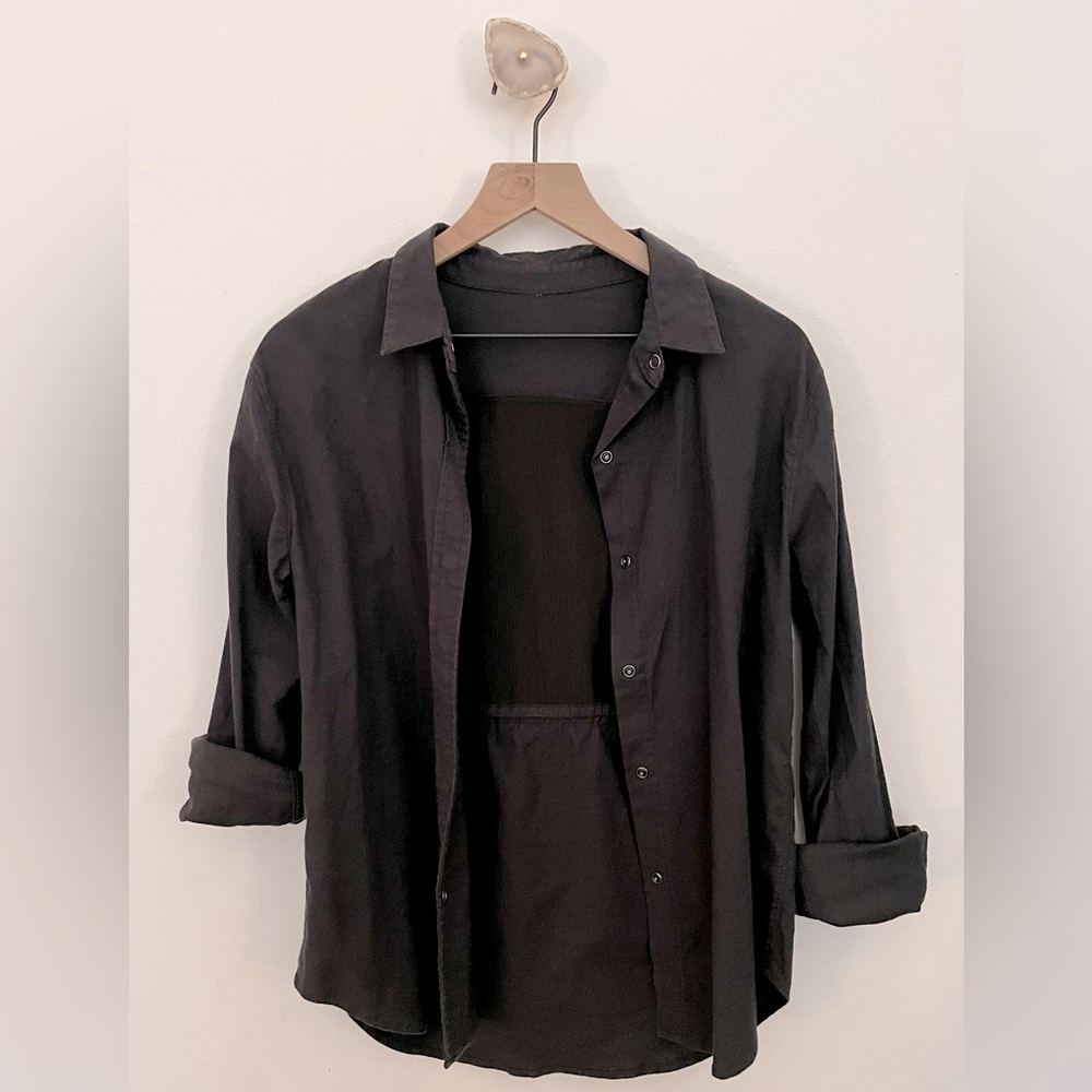 Lululemon: Black Button Up – Size: XS-S